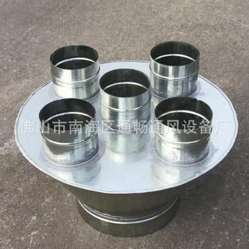 广东韶关新风系统通风管道工程 镀锌板风管异形大小头制作安装与通风设备及配件详解